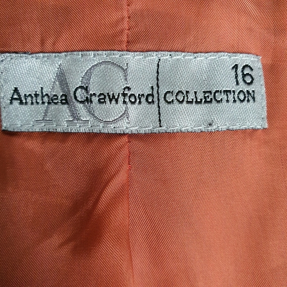 Anthea Crawford 100% New Wool Women's Blazer Size 16 - Picture 3 of 10